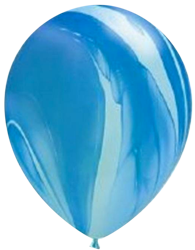 BLue Aqua Marble Balloon