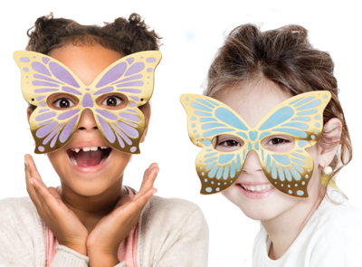 Butterfly Shimmer Party Masks NZ