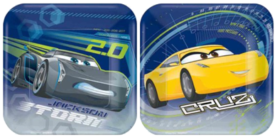 Cars 3 Party Plates small NZ