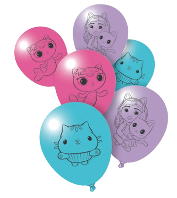 Gabby’s Dollhouse Party Balloons NZ