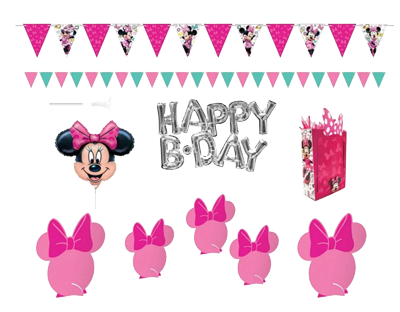 Minnie Mouse Wall Table Decorating Kit NZ