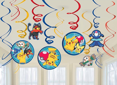 Pokemon Swirl Decorations
