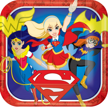 Super Hero GIrls Party Plates