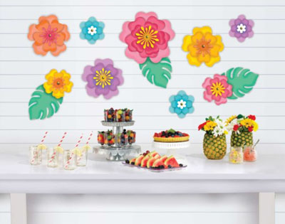 Summer Hibiscus Flowers Wall Decorations NZ