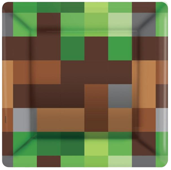 Minecraft TNT Small Party Plates