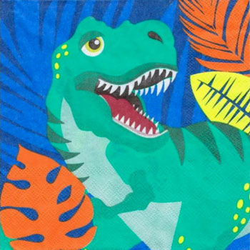 Dinosaur Roar Party Napkins NZ