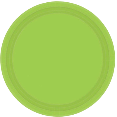 Lime Green Large Party Plates NZ