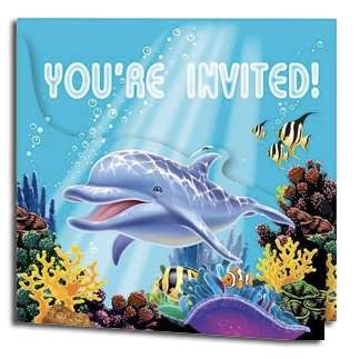 Ocean Party Invitations