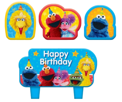 Sesame Street Party Candles