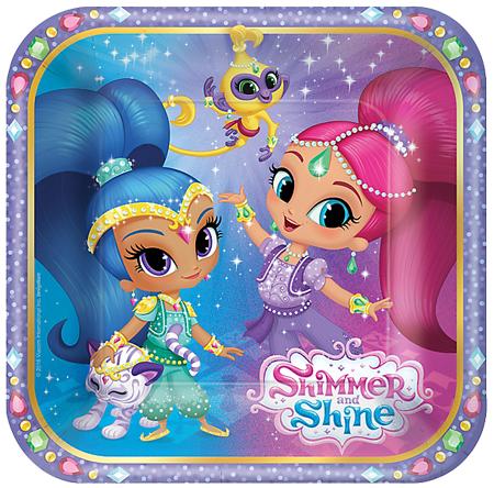 Shimmer and Shine Small Plates