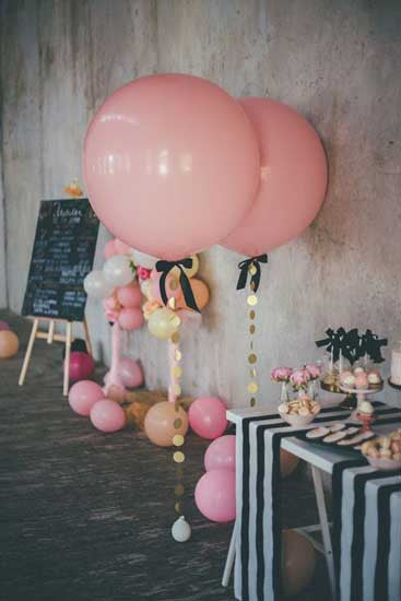 Classi pink jumbo party balloons