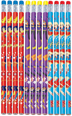 Super Hero GIrls Party Pencils
