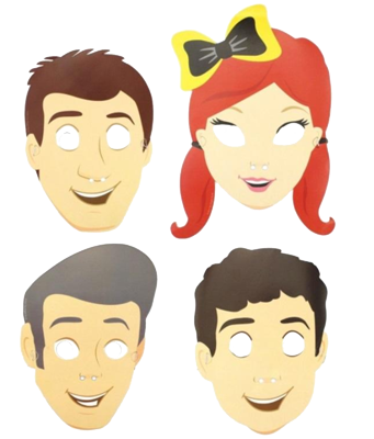 The Wiggles Party Masks