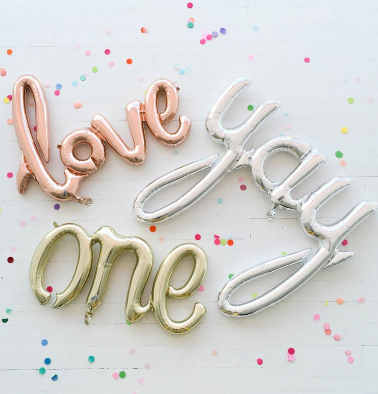 Script foil party balloons | NZ