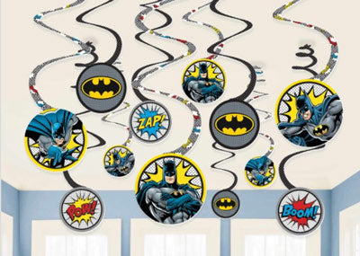 Batman Swirl Decorations NZ