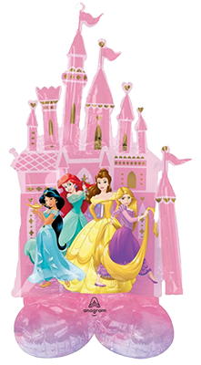 disney princess castle foil balloon