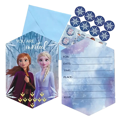 Frozen 2 party invites auckland