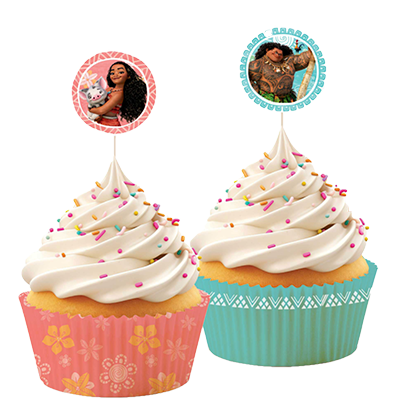 Moana Cupcake Cases and Kit Auckland