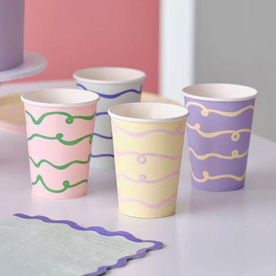 Pastel Wave Party CUps NZ