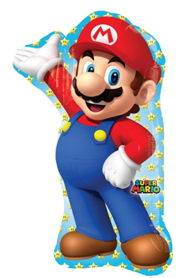 Super Mario Supershape Foil Balloon NZ