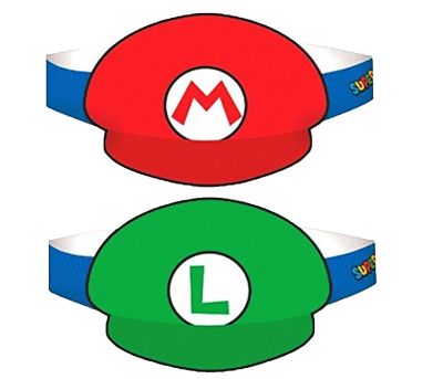 Super Mario Brothers Party Hats NZ
