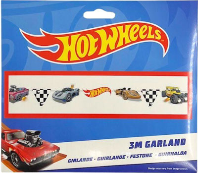 Hot Wheels Garland paper NZ