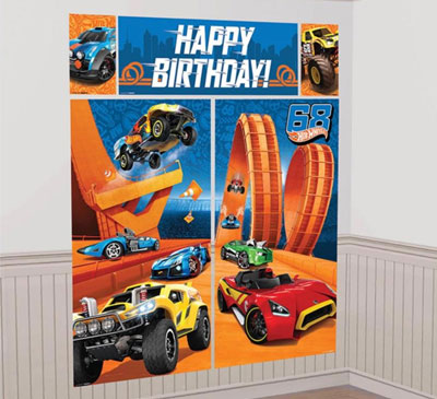 Hot Wheels Scene Setter Back Drop