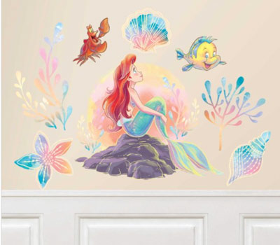 The Little Mermaid Wall Decorating Kit NZ