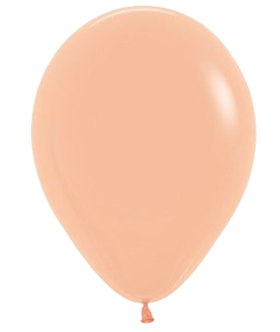 peach plain coloured balloon NZ