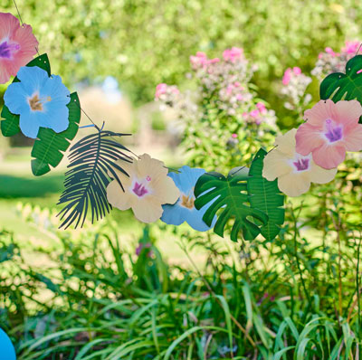 Tropical Palm Leaf Flower Garland NZ