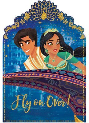 Aladdin Party Invitations pk8