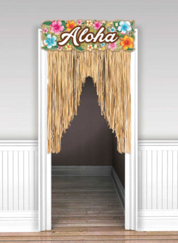 Aloha Summer Beach Party Door Curtain NZ