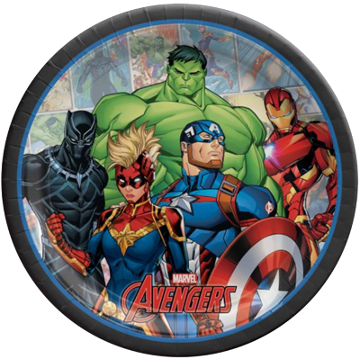 Avengers Large Party Plates NZ
