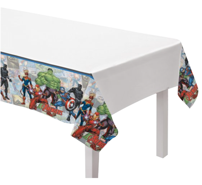 avengers plastic table cloth nz