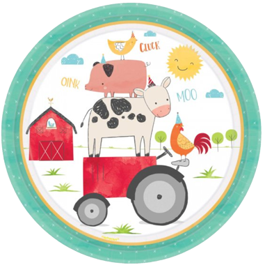 Barnyard Fun Large Plates NZ