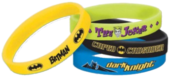 Batman Rubber Bracelets