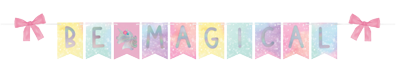 Be Magical Unicorn Ribbon Banner NZ