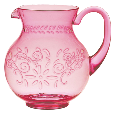 Boho Vibes Pink Embossed Jug NZ 