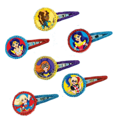 DC Superhero Girls Hair Clips NZ