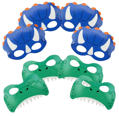 Dinosaur Party masks NZ