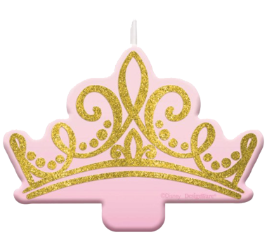 Disney Princess Tiara Party Candle NZ