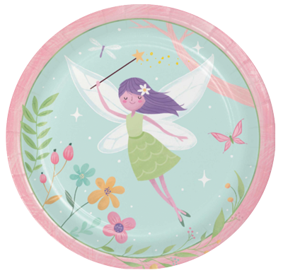 Fairy Forest Large Party Plates NZ