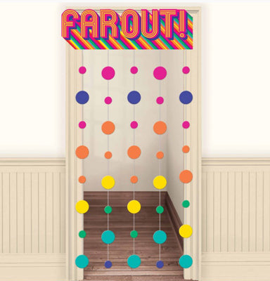 FarOut Vibes 70's Door Curtain NZ