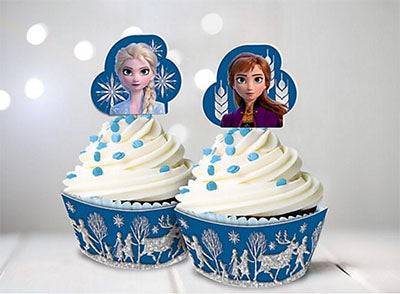 Frozen Elsa and Anna Cupcake Decorating Kit NZ