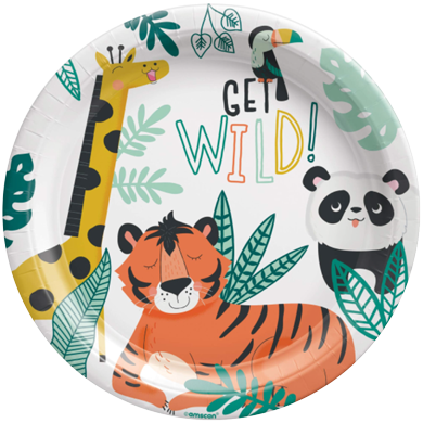 Get Wild Jungle Party Plates NZ