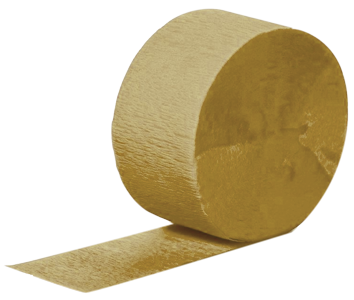 Gold Paper Streamer