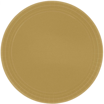 Gold Large Paper Party Plates NZ