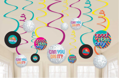 Good Vibes Swirl Decorations NZ