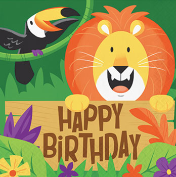 Jungle Safari Lunch Napkins NZ