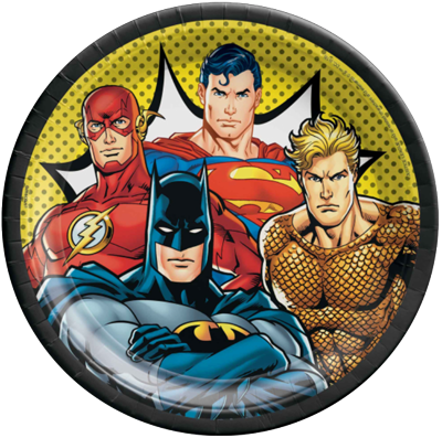 Justice League Large Plates NZ
